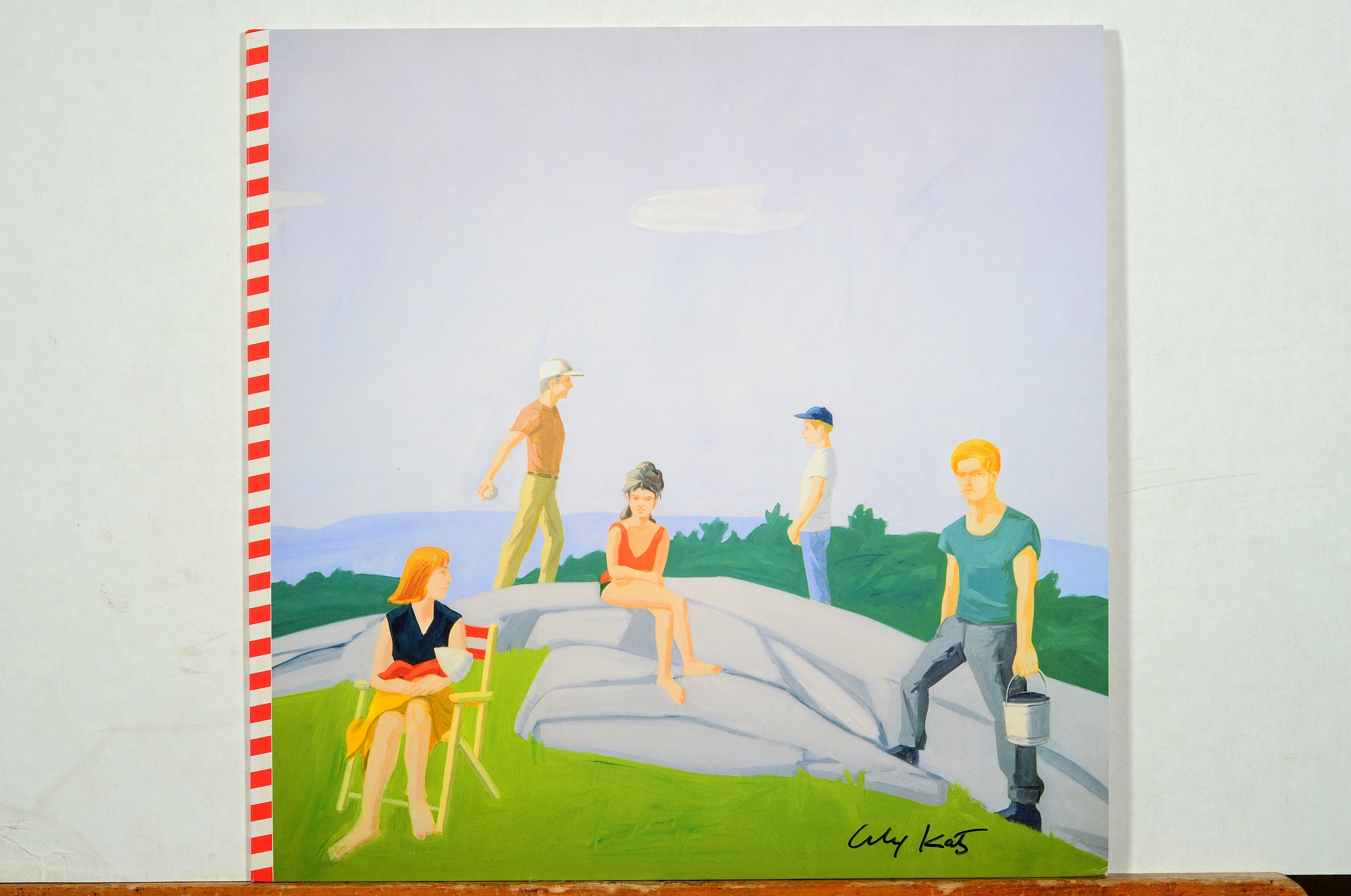 Detail a: Alex Katz, geb. 1927, "No Kids- Come Into My House", 12" Vinyl LP, EU Pressung 2008, Cover Alex Katz, Auf dem Frontcover handsign., ...