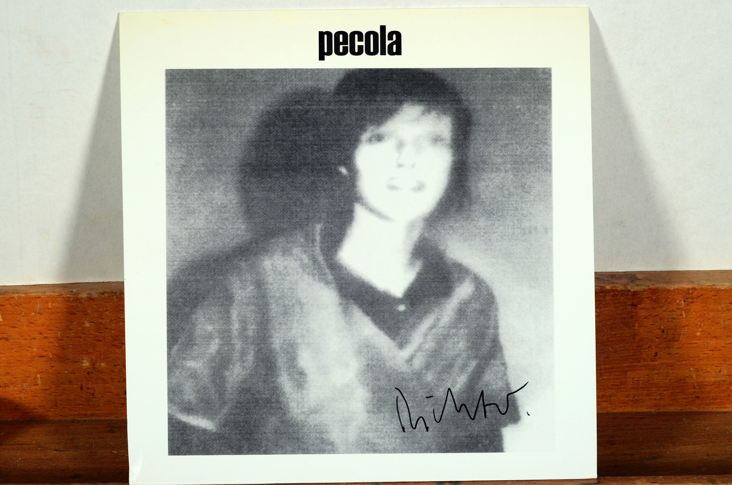 Gerhard Richter, geb. 1932, "Pecola/Smallmouth"7" Vinyl Single, Canada Pressung 1998, Cover:Gerhard Richter, Orange-Transparentes ...