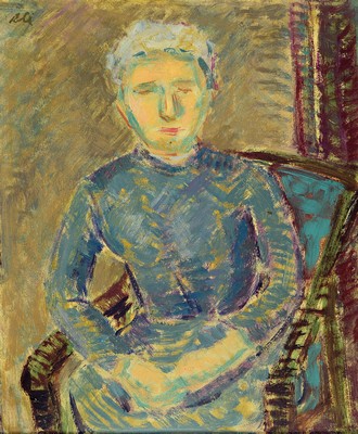 Image Rolf Müller-Landau, 1903-1956 Bad Bergzabern, portrait of Hermine Müller, ...