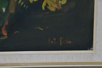 26780614a - Hans Rolf Peter, 1926-2020 Neustadt/Wstr., Forsythien, oil/canvas, signed, approx. 80x60cm, frame