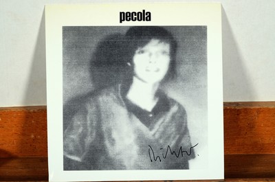 Image 26780656 - Gerhard Richter, born 1932, #"Pecola/Smallmouth#"7#" vinyl single, Canada pressing 1998, cover: Gerhard Richter, orange-transparent vinyl, handsigned on the front cover, approx. 18.5x18.5 cm