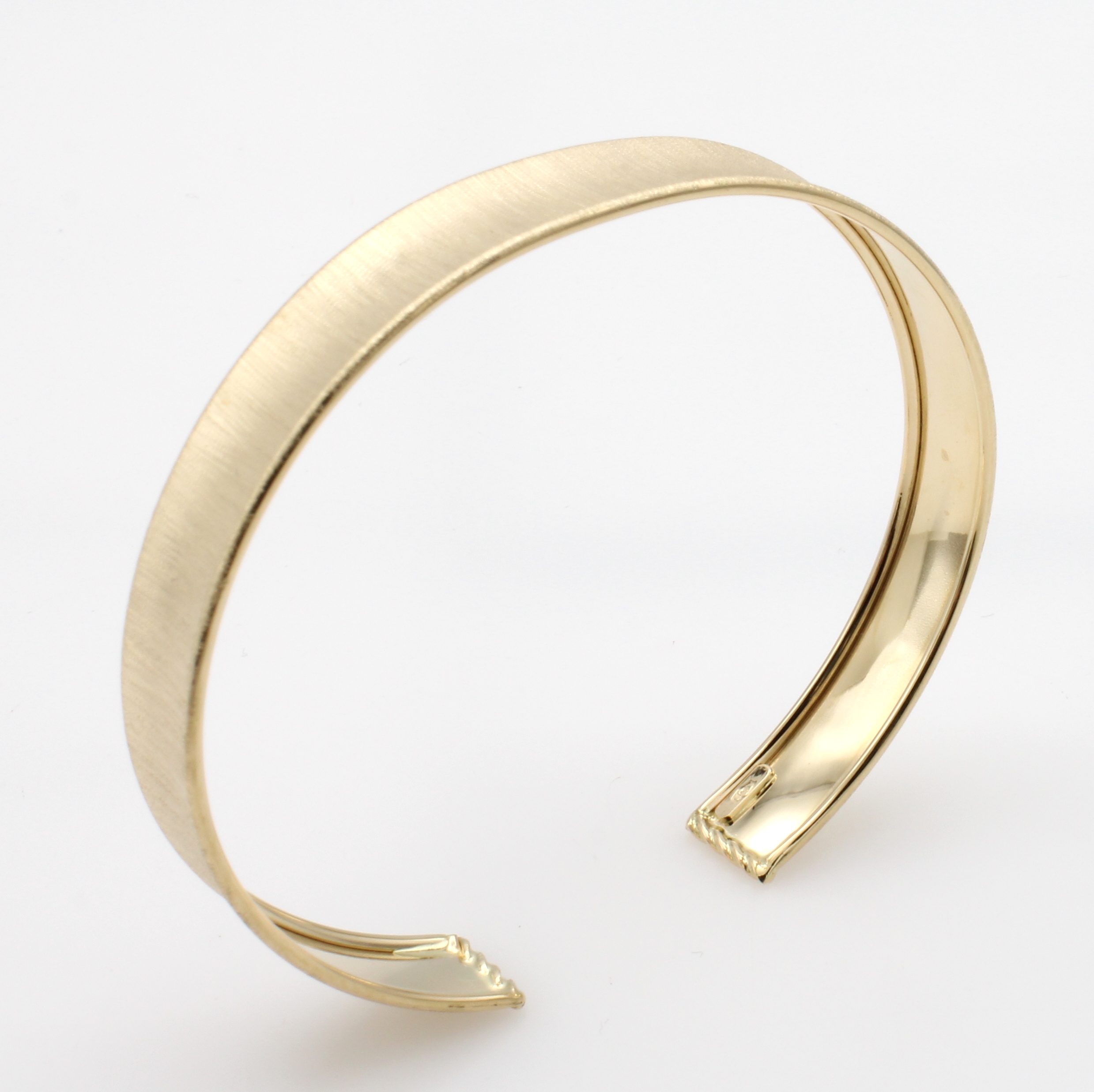 Image 26780864 - Armspange, GG 585/000, matt., Br. ca. 8.45 mm