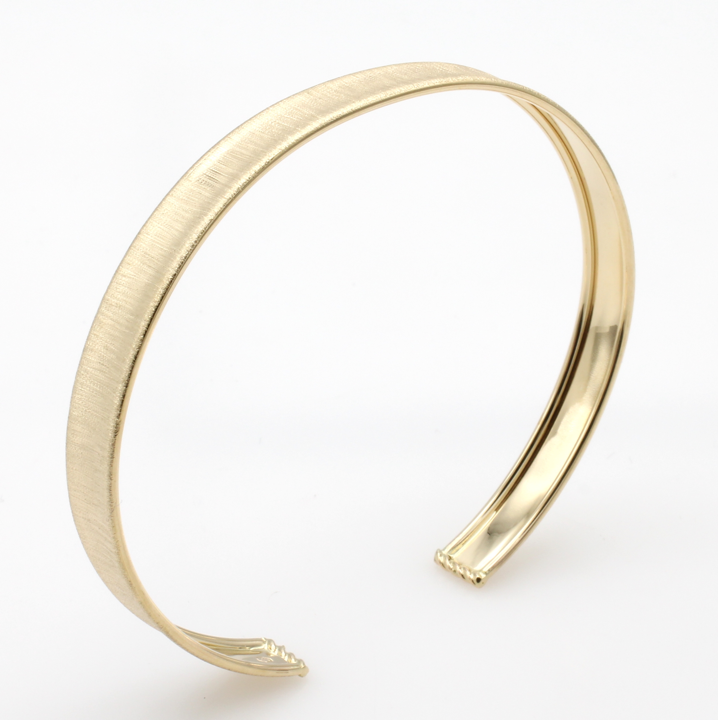 Image 26780867 - Armspange, GG 585/000, matt., Br. ca. 6.5 mm