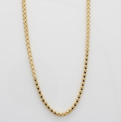 Image Collier, GG 585/000 im Phantasiemuster, Ka- rabinerschl., L. 50 cm