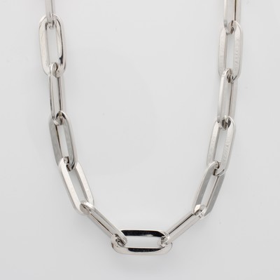 Image Collier, WG 585/000, im Paperclipmuster, Karabinerschl., L. 45 cm