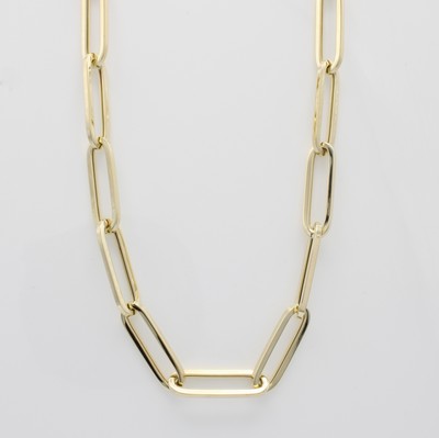 Image Collier, GG 585/000, sog. Paperclip, Kara- binerschl., L. 50 cm