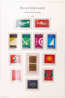 Image Collection of the Federal Republic of Germany, 1949-1993, complete, mint never hinged, ...