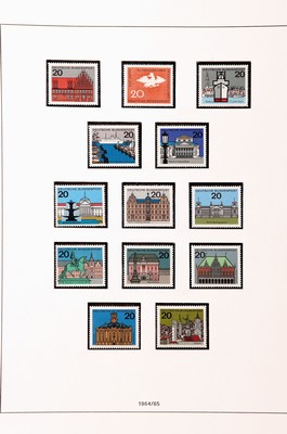 Image Collection of the Federal Republic of Germany,1949-1969, complete, mint never hinged, ...