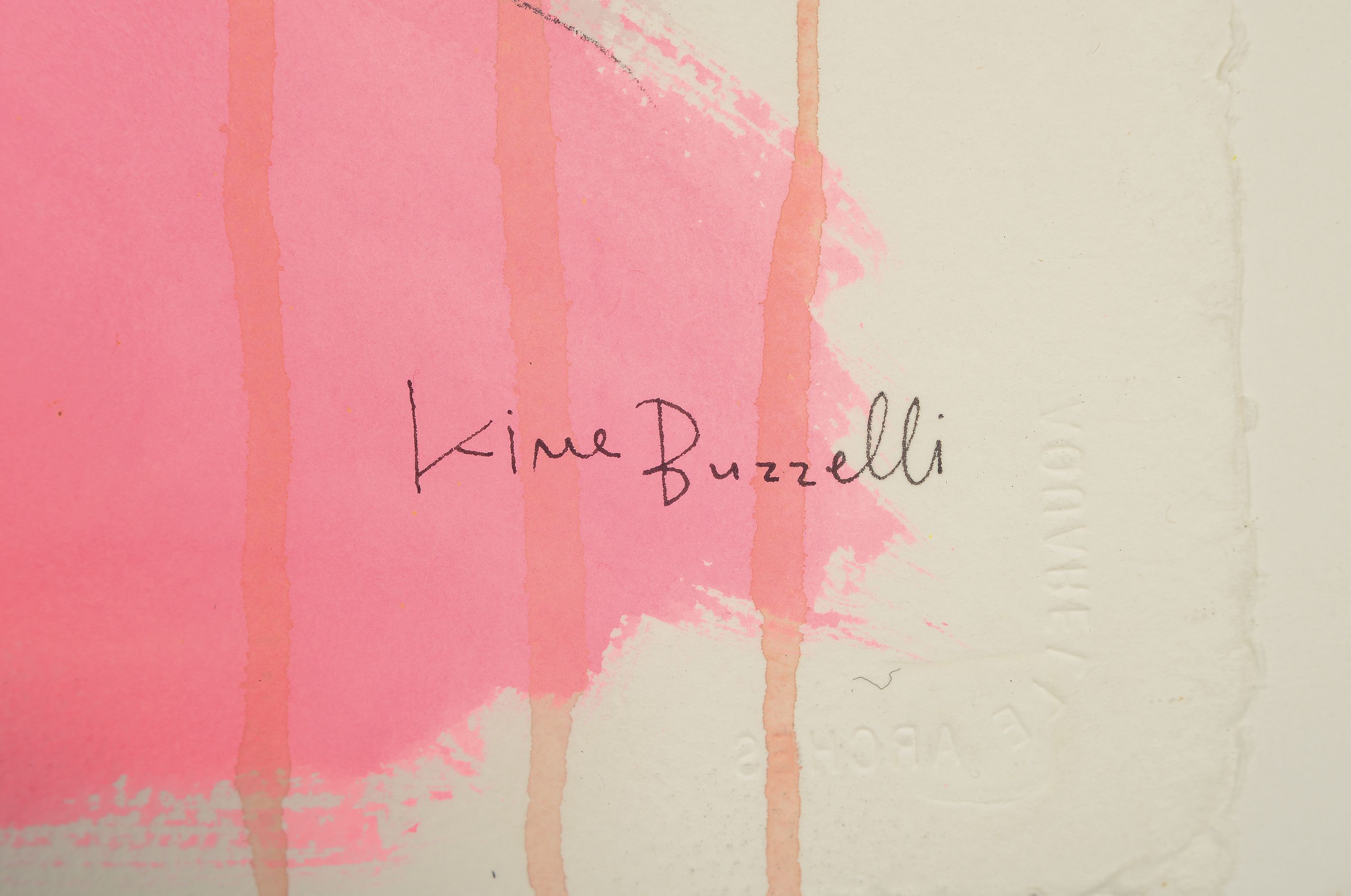 Detail a: Kime Buzelli, zeitgenössische Künstler aus LosAngeles, "It´s not enough", (Two Girls), Mischtechnik, Acryl, Aquarell und Zeichnung auf ...