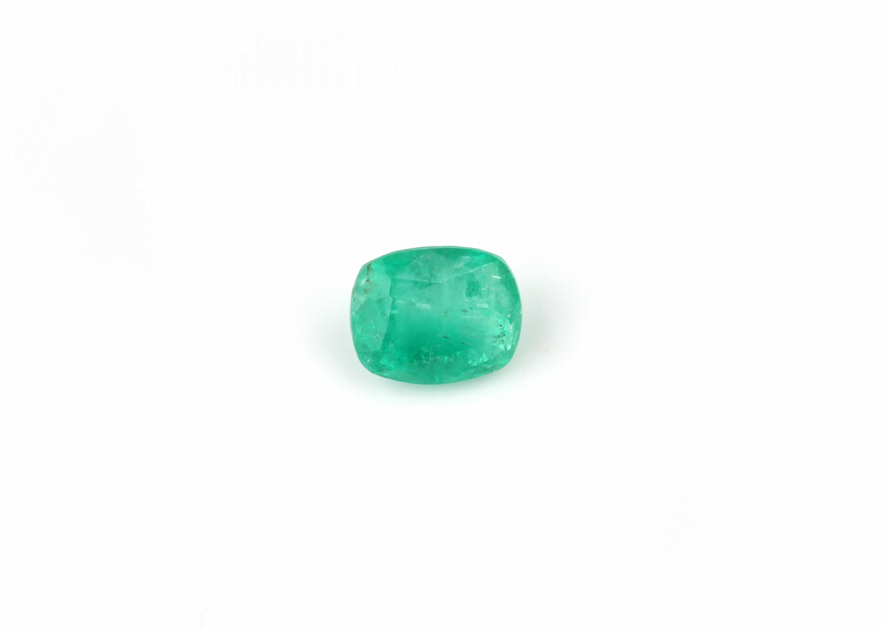 Loser Smaragd im Kissenschliff ca. 1.37 ct