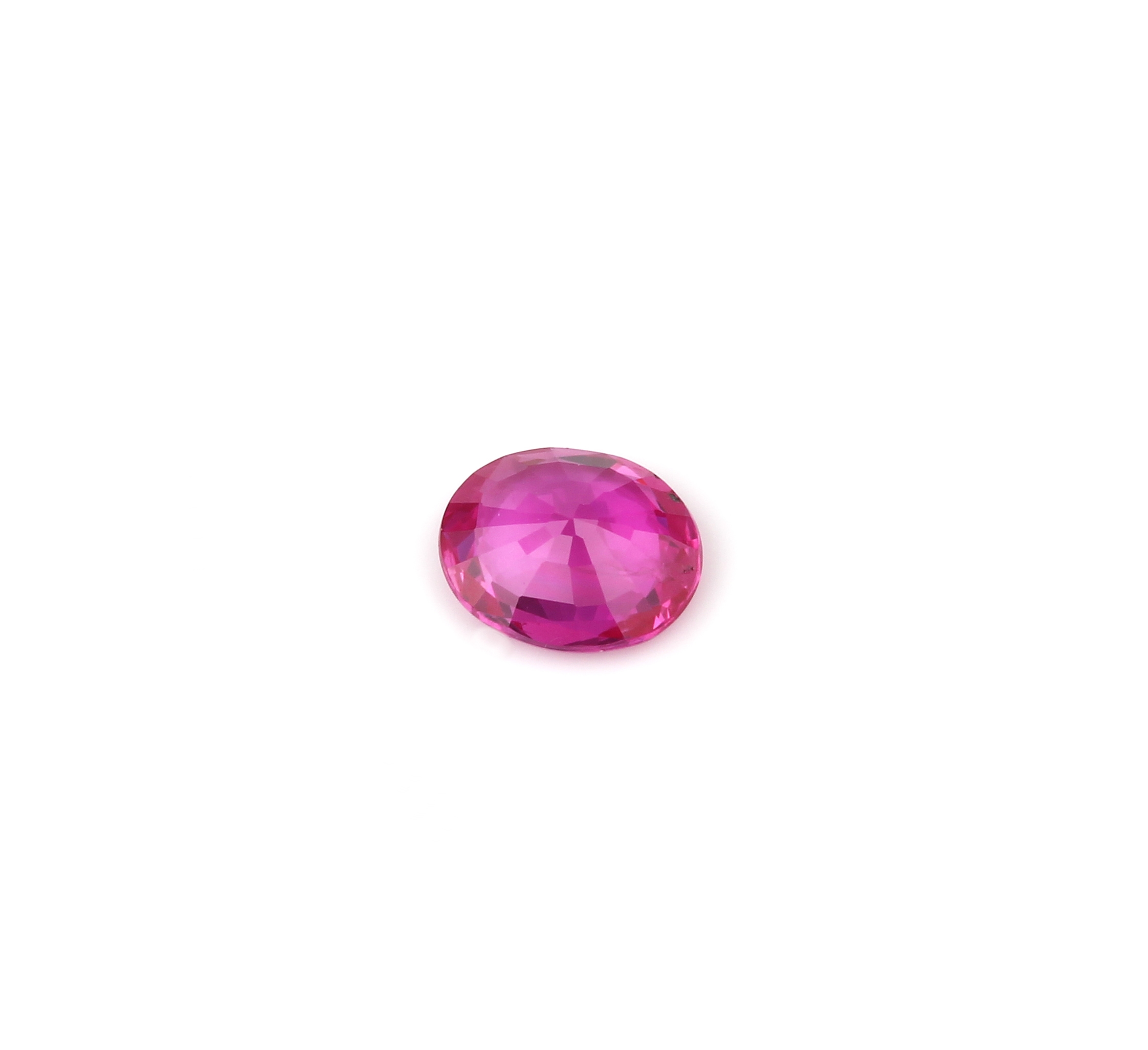 Detail a: Loser pinkfarb. ovalfacett. Saphir ca. 0.78 ct
