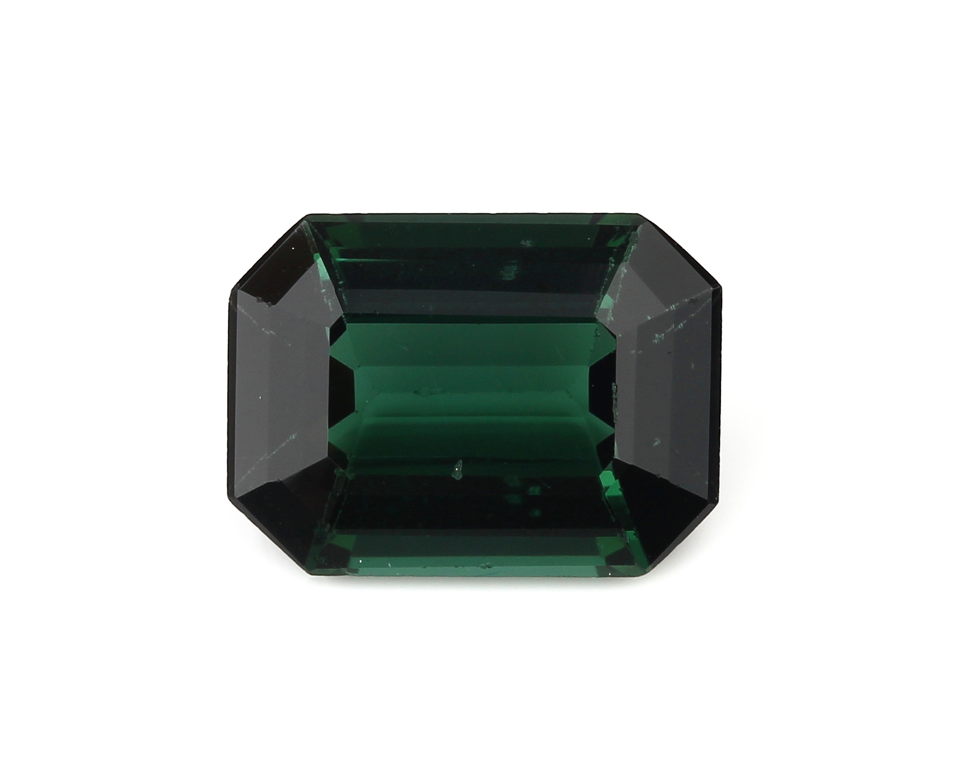 Loser grüner Turmalin im Emerald Cut ca. 4.39 ct