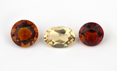 26781905a - Lot loose citrines total approx. 423.0 ct