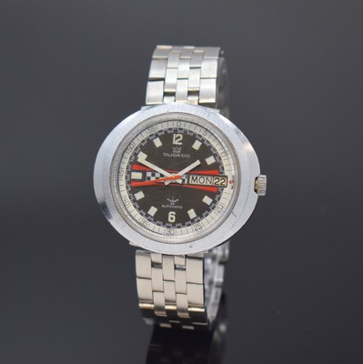 Image DUCADO chrome-plated gents wristwatch, Switzerland around 1975, self winding, original ...