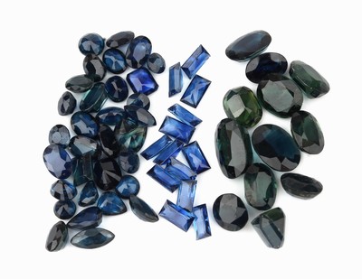 Image 26781955 - Lot loose sapphires total approx. 40.43 ct