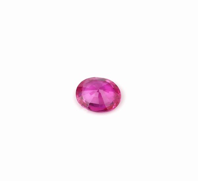 26781976a - Loose pinkcoloured oval bevelled sapphire approx. 0.78 ct