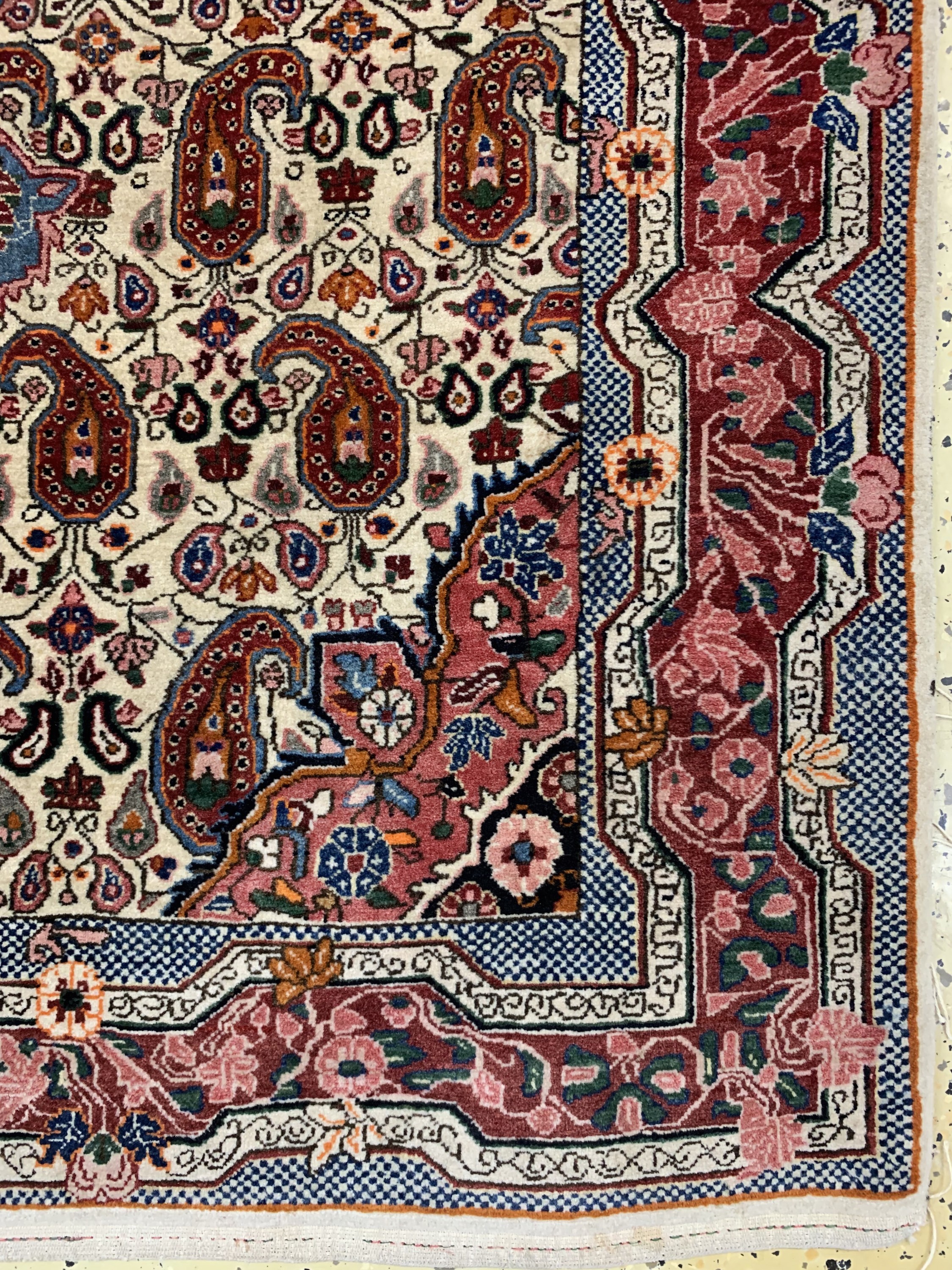 Detail a: Sarogh"Ghiasabad"fein, Persien, Anfang 20.Jhd, Wolle auf Baumwolle, ca. 160 x 106 cm,EHZ: 2