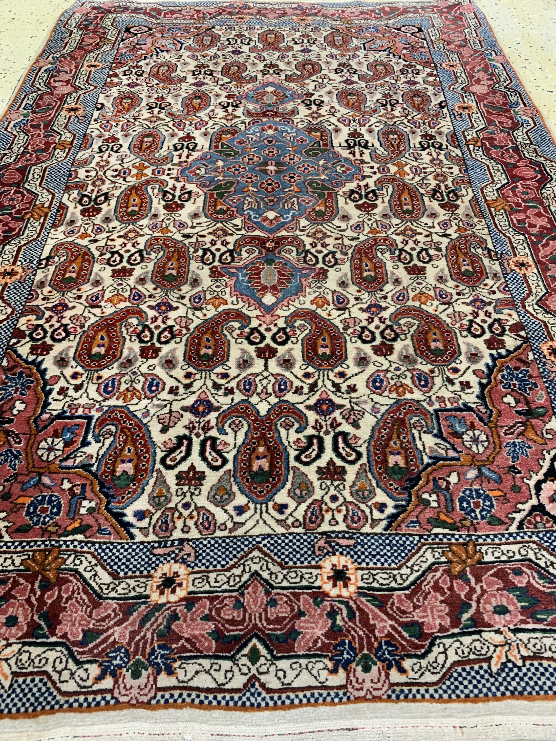 Detail c: Sarogh"Ghiasabad"fein, Persien, Anfang 20.Jhd, Wolle auf Baumwolle, ca. 160 x 106 cm,EHZ: 2