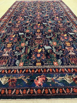 26782111d - Rare Senneh old, Persia, mid-20th century, wool on cotton, approx. 322 x 162 cm, condition: 1-2. Rugs, Carpets & Flatweaves