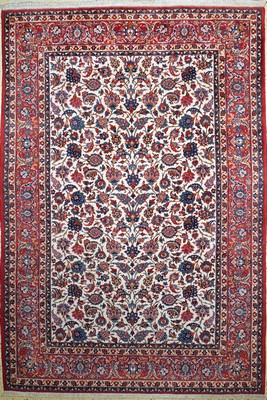 Image 26782115 - Nadjafabad old, Persia, mid-20th century, woolon cotton, approx. 335 x 230 cm, in need of cleaning, condition: 2. Rugs, Carpets & Flatweaves