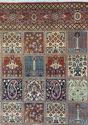 26782148c - Qum cork, Persia, mid-20th century, corkwool on cotton, approx. 323 x 237 cm, condition: 2.Rugs, Carpets & Flatweaves