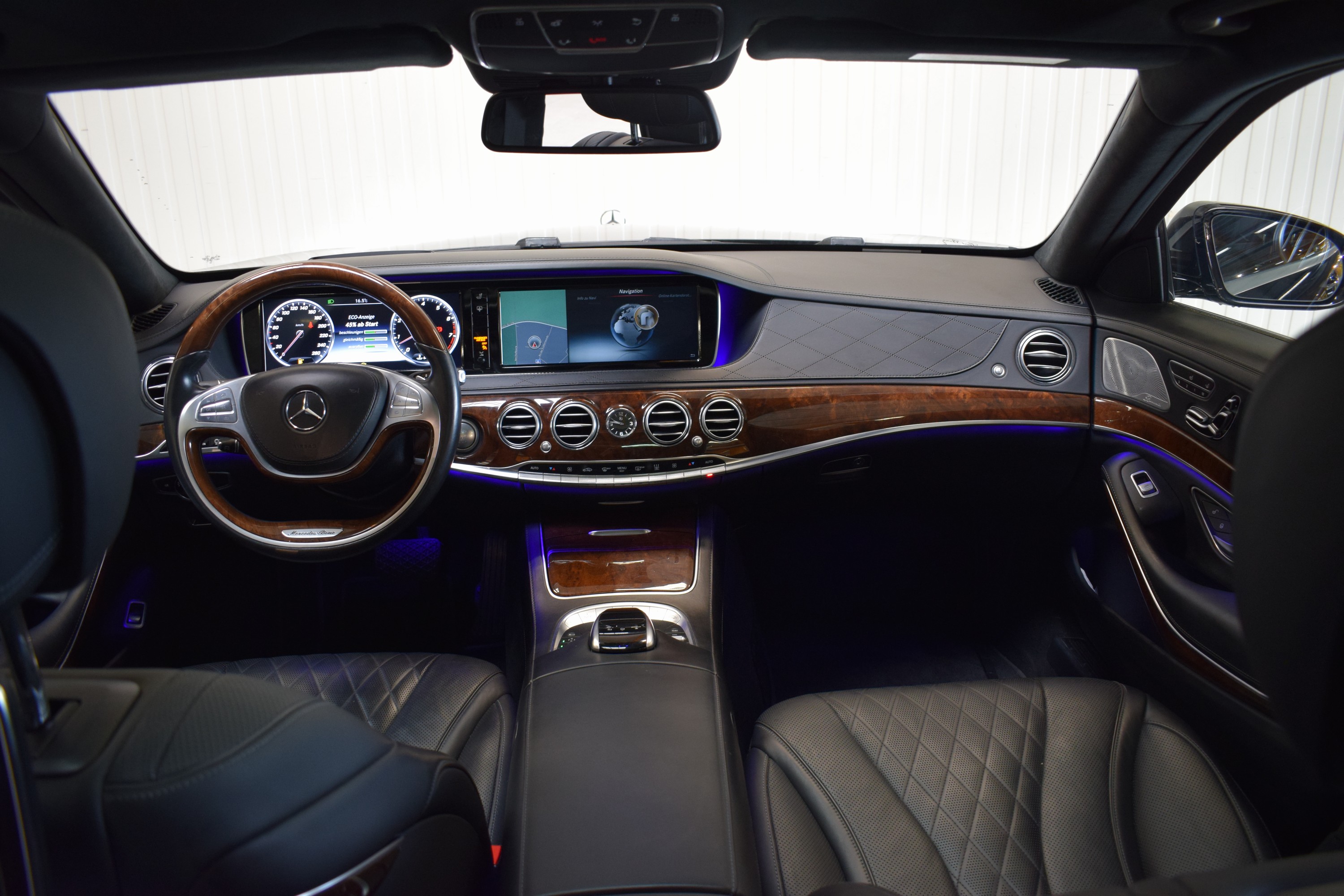 Detail h: Mercedes-Benz S600L, EZ 05/2016, Laufleistung 170.040 km, 390 kW/530 PS, Automatikgetriebe, Farbe: schwarz, Leder, Exklusive Chaffeur Paket, ...