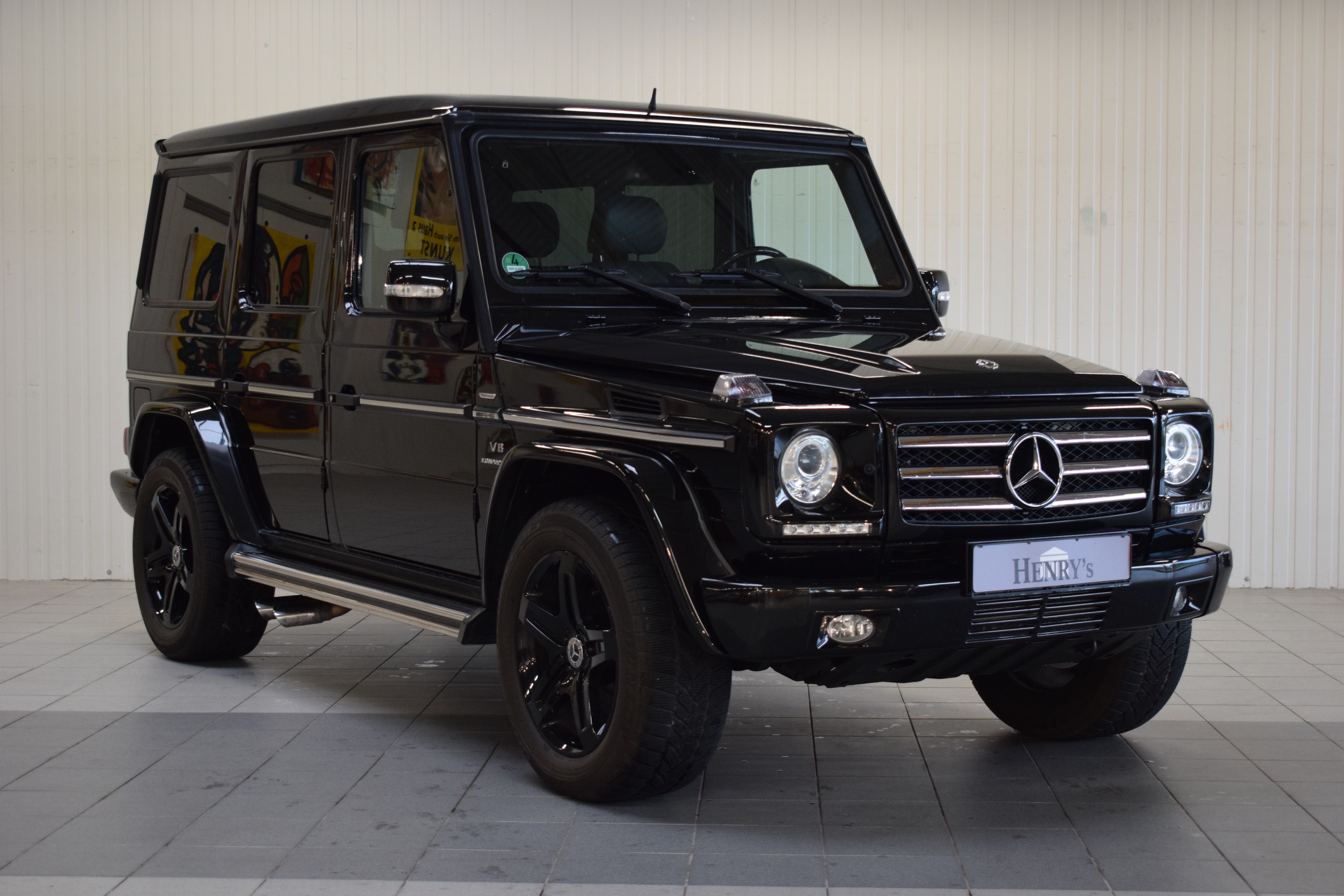 Mercedes-Benz G55 AMG 4-Matic, EZ 2008, Laufleistung 129.019 km, 372 kW/507 PS, V8 Kompressor , Automatikgetriebe, Farbe: schwarz, Leder, ...