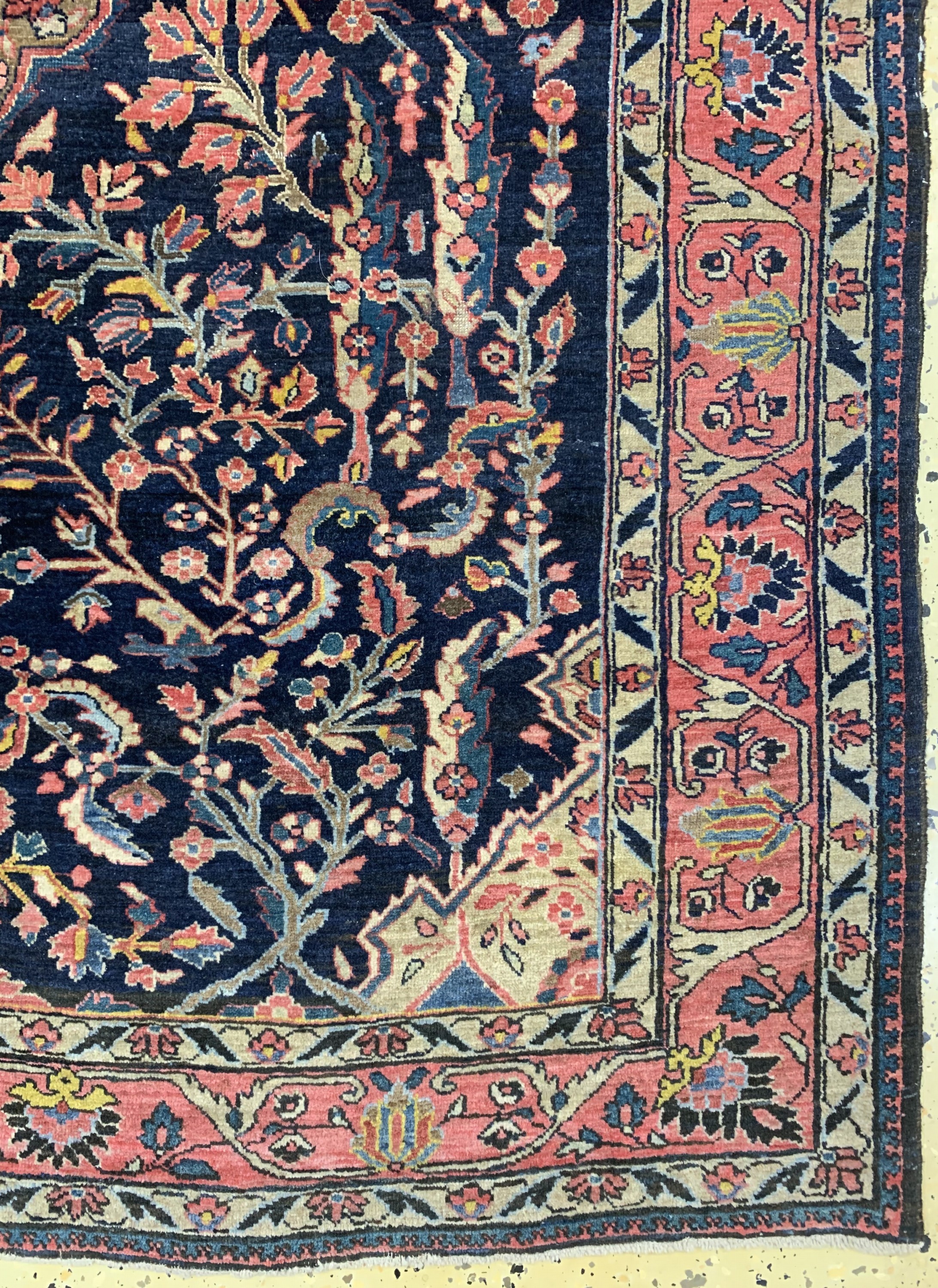 Detail a: Sarogh Antiker, Persien, um 1900, Wolle aufBaumwolle, ca. 198 x 137 cm, EHZ: 3