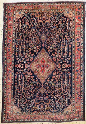 Image 26783219 - Saruk Antique, Persia, around 1900, wool on cotton, approx. 198 x 137 cm, condition: 3. Rugs, Carpets & Flatweaves