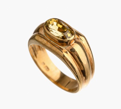 Image 26783389 - 18 kt Gold Saphir Ring