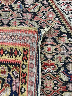 26783402d - Antique Senneh Kilim, Persia, around 1900, wool on cotton, approx. 150 x 110 cm, condition: 2. Rugs, Carpets & Flatweaves