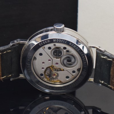 26783436c - NOMOS Glashütte Tangente 'Expo 2000' auf 2000 Stück limitierte Armbanduhr in Stahl