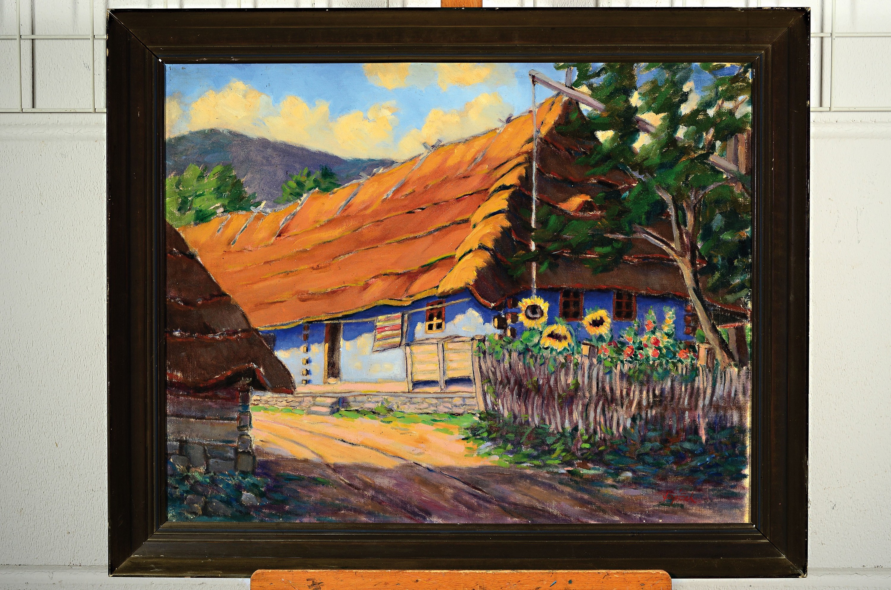 Detail k: Jaroslav Zaijcek, 1894 Pardubitz, slowakischer Maler, Mitglied der Künstler- Vereinigung Karpatenrussland, seit 1931 Ausstellungen in Brönn, hier: ...