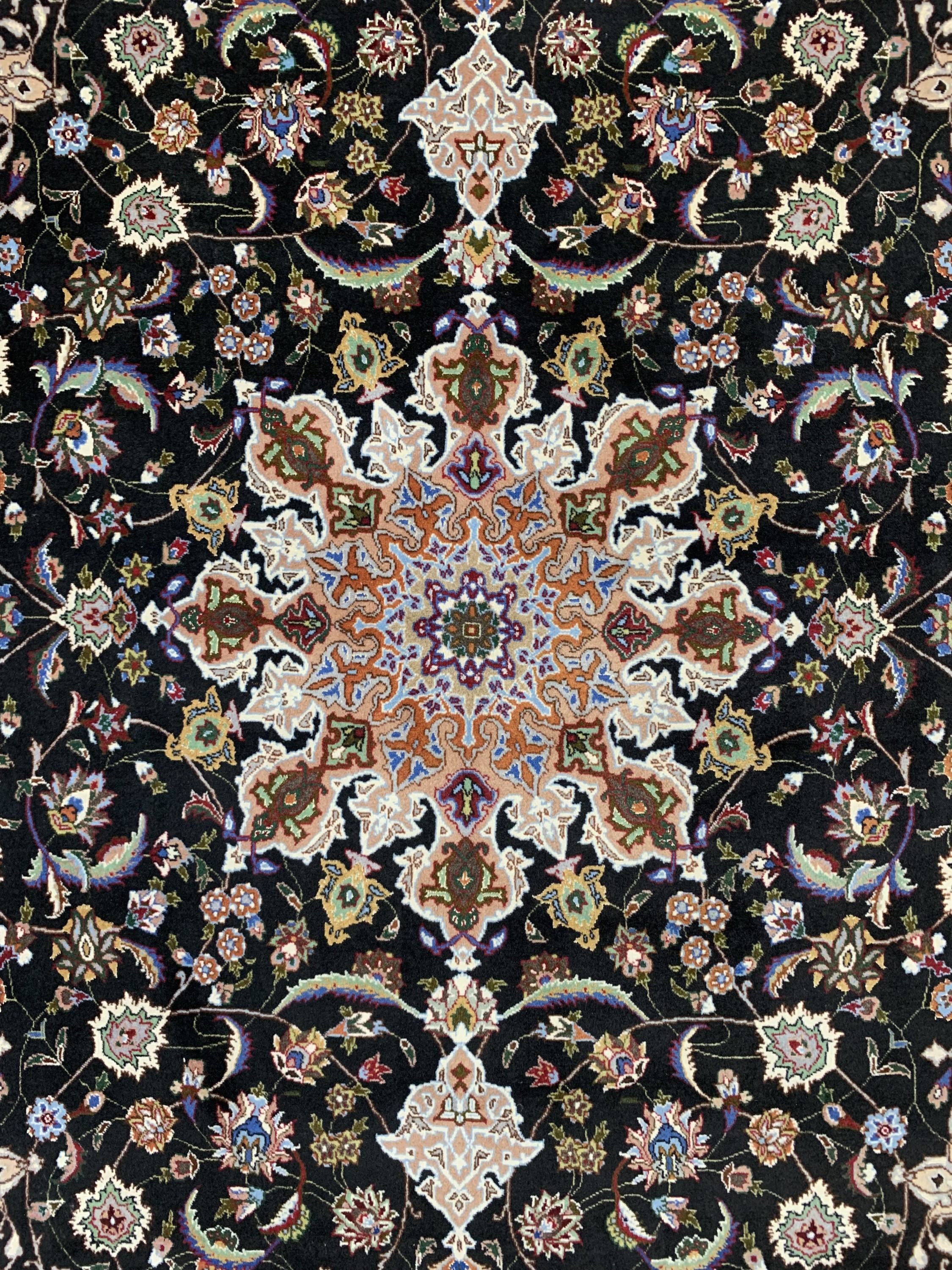 Detail b: Täbriz(40 Raj), Persien, Ende 20.Jhd, Wollemit Seide, ca. 295 x 200 cm, EHZ: 2