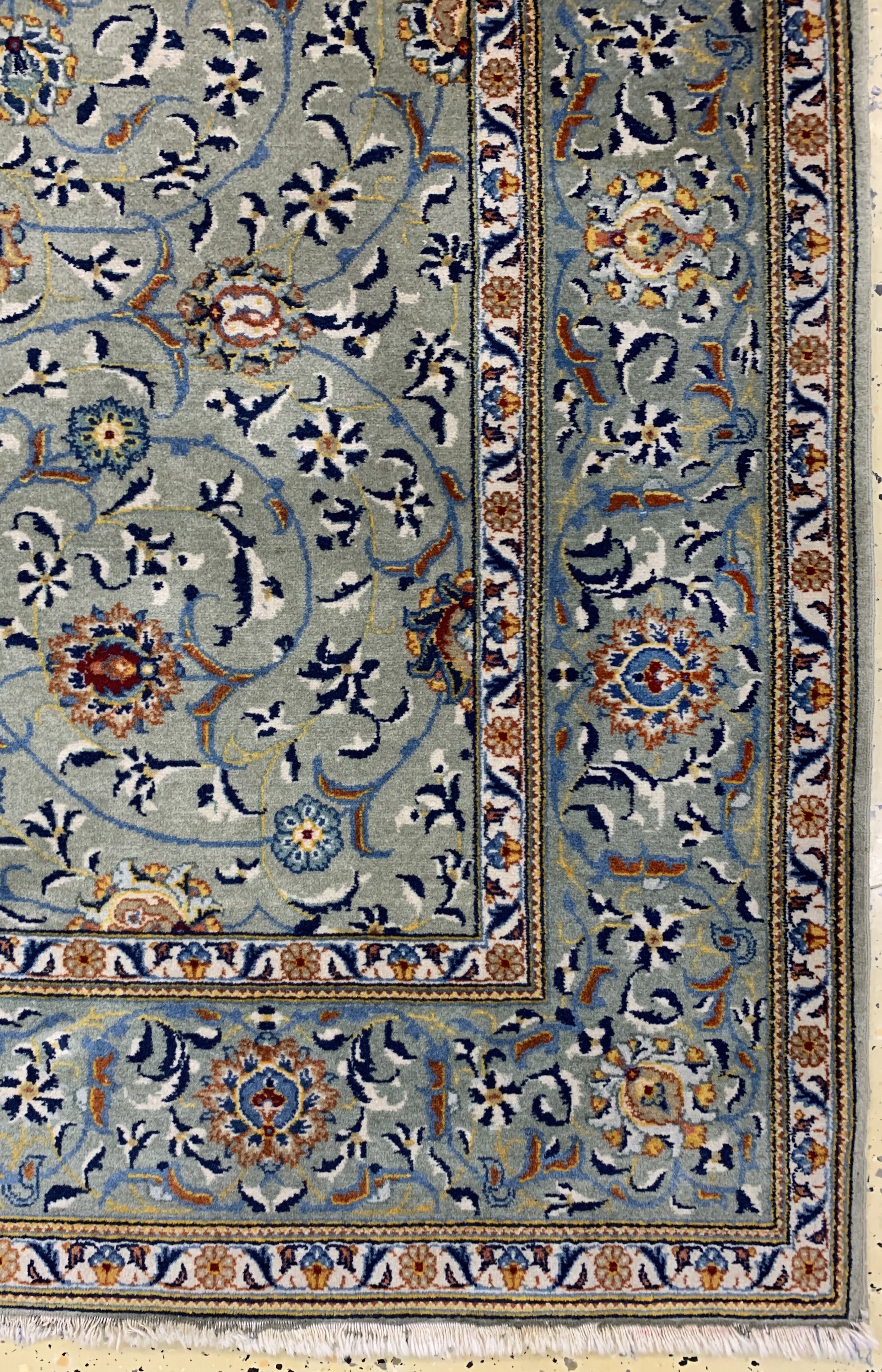 Detail a: Keschan Kork, Persien, Mitte 20.Jhd, Korkwolle auf Baumwolle, ca. 210 x 137 cm, EHZ: 2
