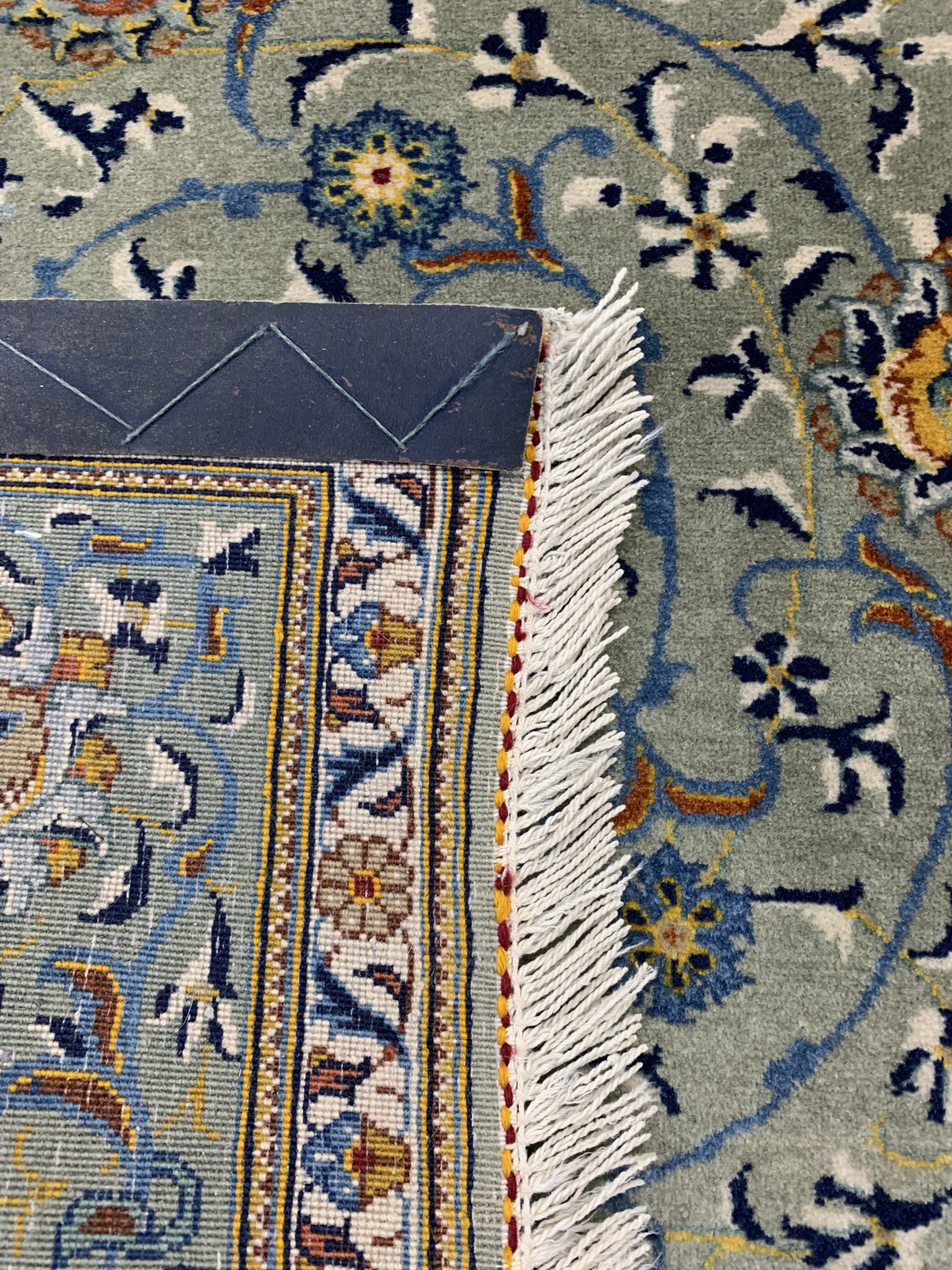 Detail e: Keschan Kork, Persien, Mitte 20.Jhd, Korkwolle auf Baumwolle, ca. 210 x 137 cm, EHZ: 2