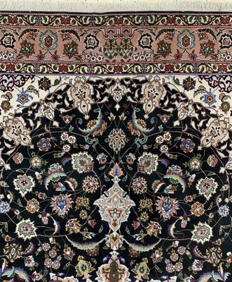 26783735c - Tabriz(40 Raj), Persia, end of 20th century, wool with silk, approx. 295 x 200 cm, condition: 2. Rugs, Carpets & Flatweaves