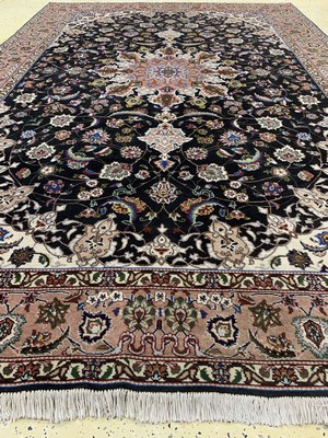 26783735d - Tabriz(40 Raj), Persia, end of 20th century, wool with silk, approx. 295 x 200 cm, condition: 2. Rugs, Carpets & Flatweaves