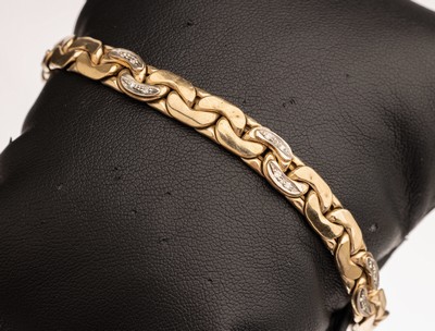Image 26784315 - 8 kt gold diamond-bracelet