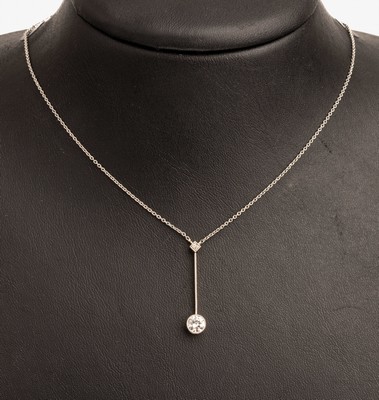 Image 26785003 - 14 kt gold diamond-Art-Deco necklace