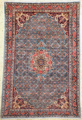 Image 26785157 - Bidjar fine, Persia, end of 20th century, corkwool on cotton, approx. 200 x 140 cm, condition: 1-2. Rugs, Carpets & Flatweaves
