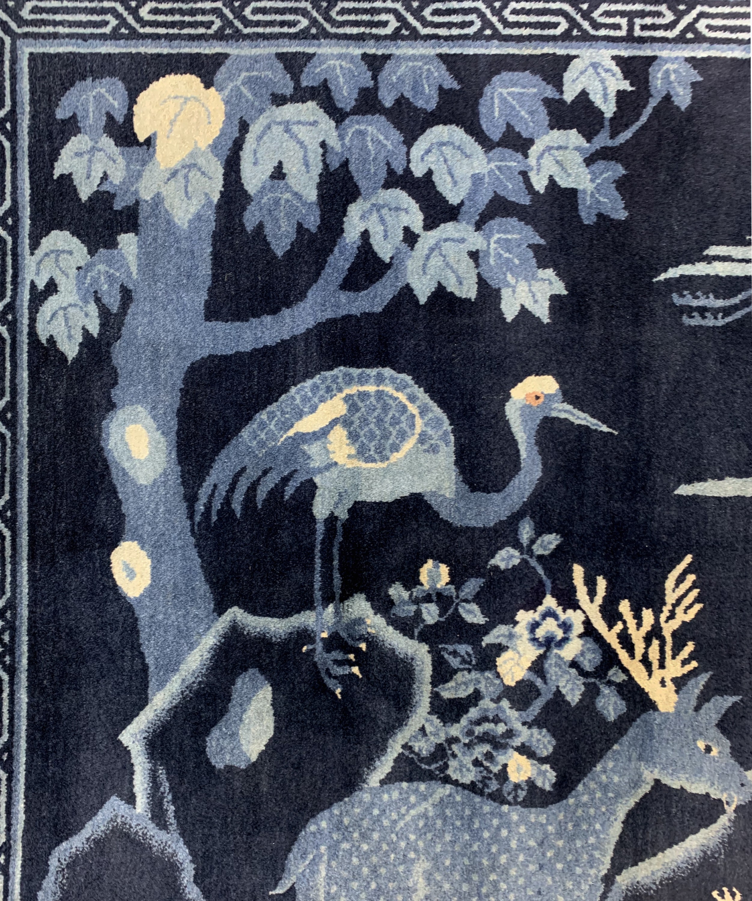 Detail c: Pao Tow alt, China, um 1930, Wolle auf Baumwolle, ca. 190 x 190 cm, EHZ: 1-2