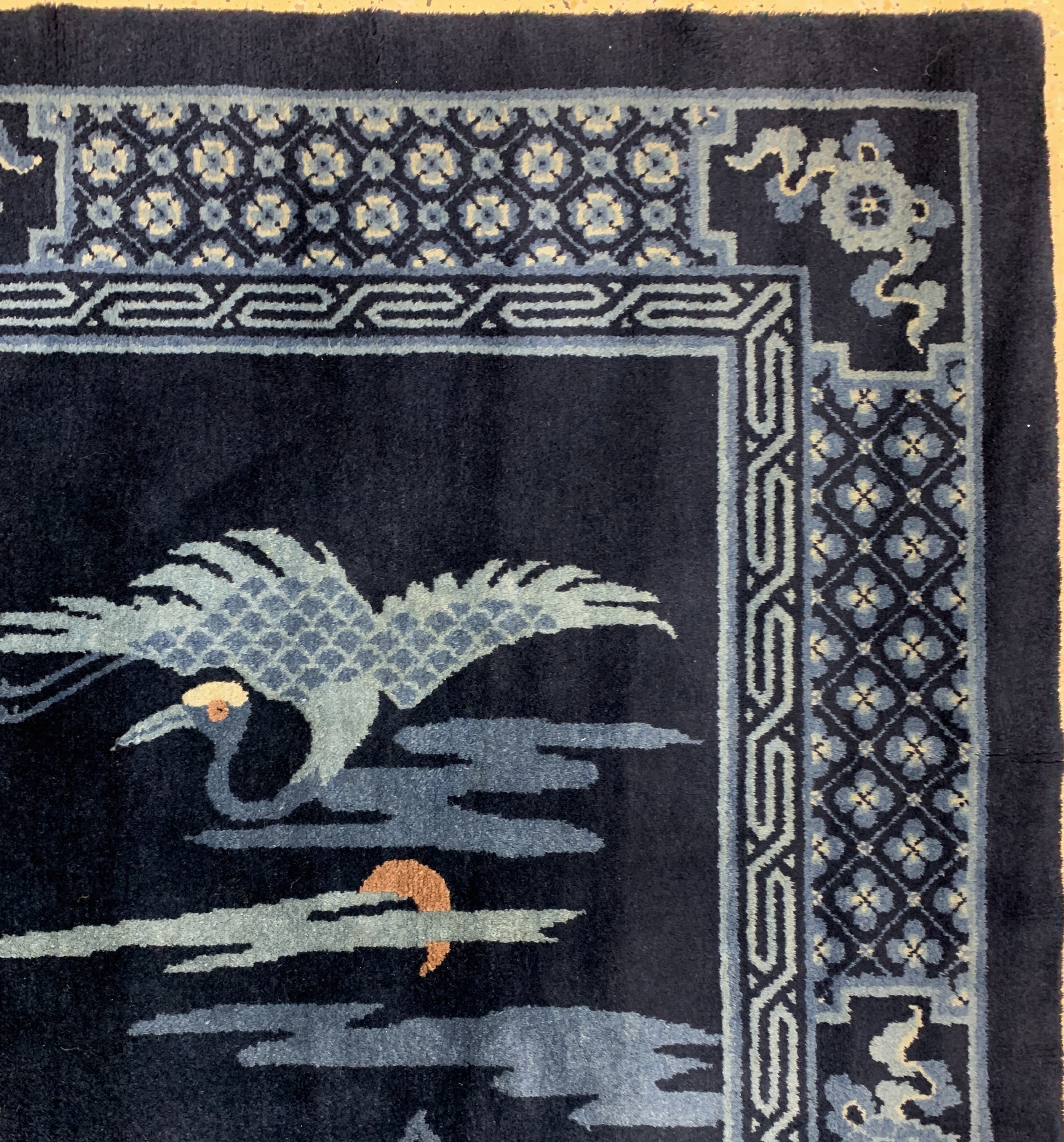 Detail d: Pao Tow alt, China, um 1930, Wolle auf Baumwolle, ca. 190 x 190 cm, EHZ: 1-2
