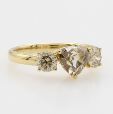 26785973a - Ring mit Diamant und Brillanten