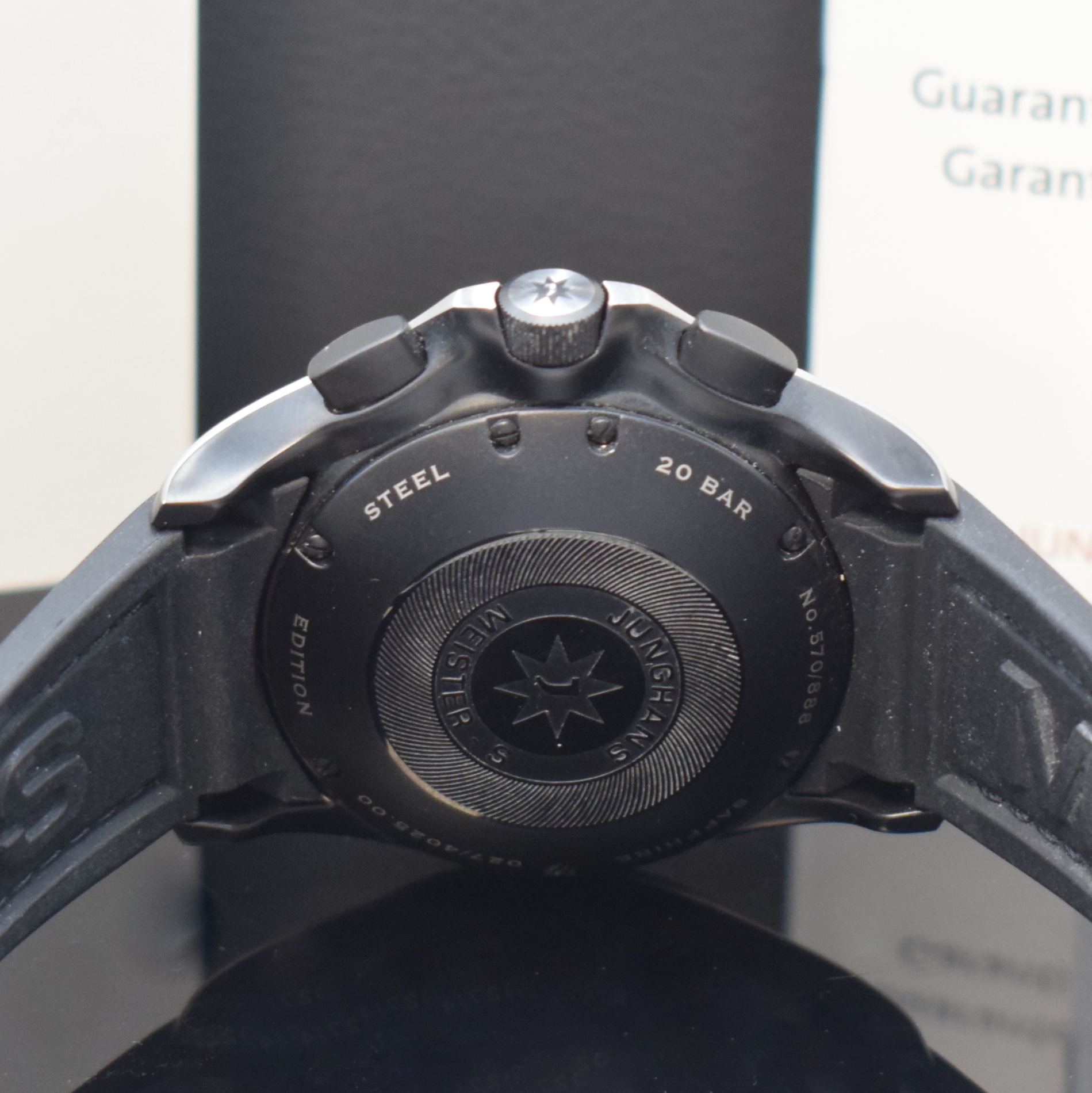 Detail d: JUNGHANS auf 888 Stück limitierter Armbandchronograph Meister S Chronoscope Referenz 027/4025.00, Deutschland verk. lt. beil. Pap. 11/2020, ...