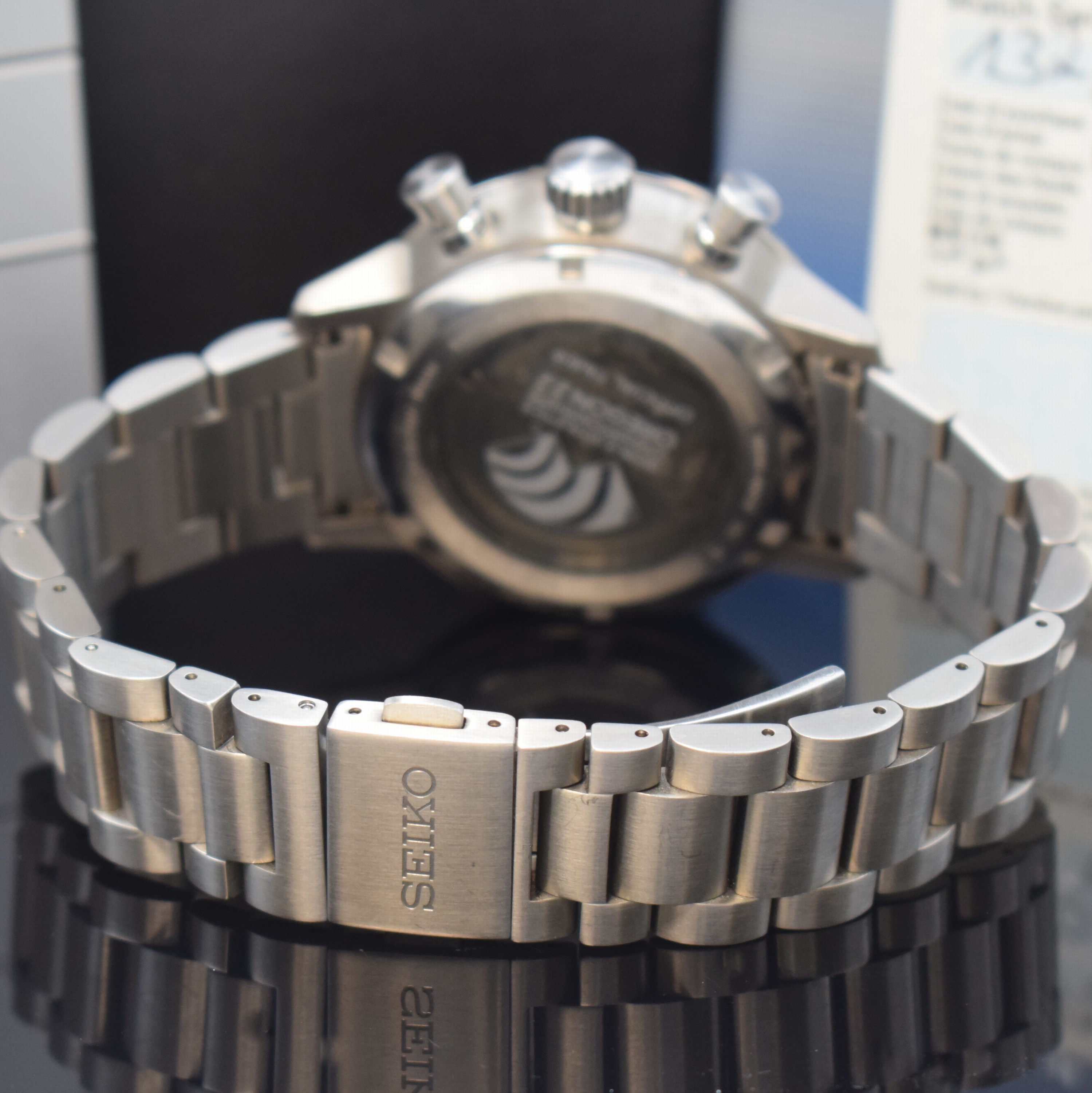 Detail b: SEIKO Prospex Speedtimer, auf 400 Stück limitierter Armbandchronograph in Stahl, Japan verk. lt. beil. Pap. 07/2022, Automatik, beids. vergl. Geh. ...