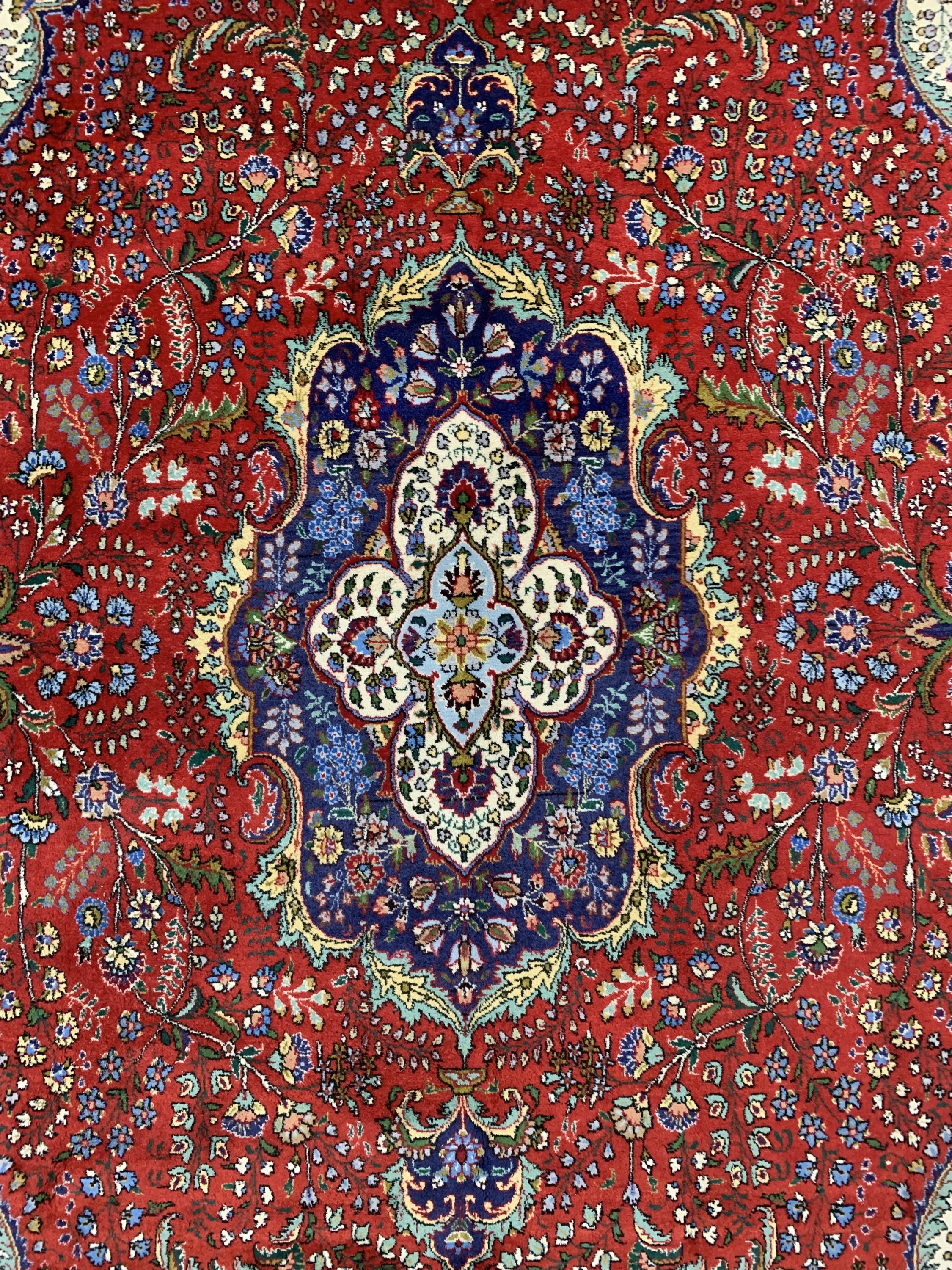 Detail b: Täbriz(40 Raj), Persien, Mitte 20.Jhd, Wolle auf Baumwolle, ca. 313 x 203 cm, EHZ: 2