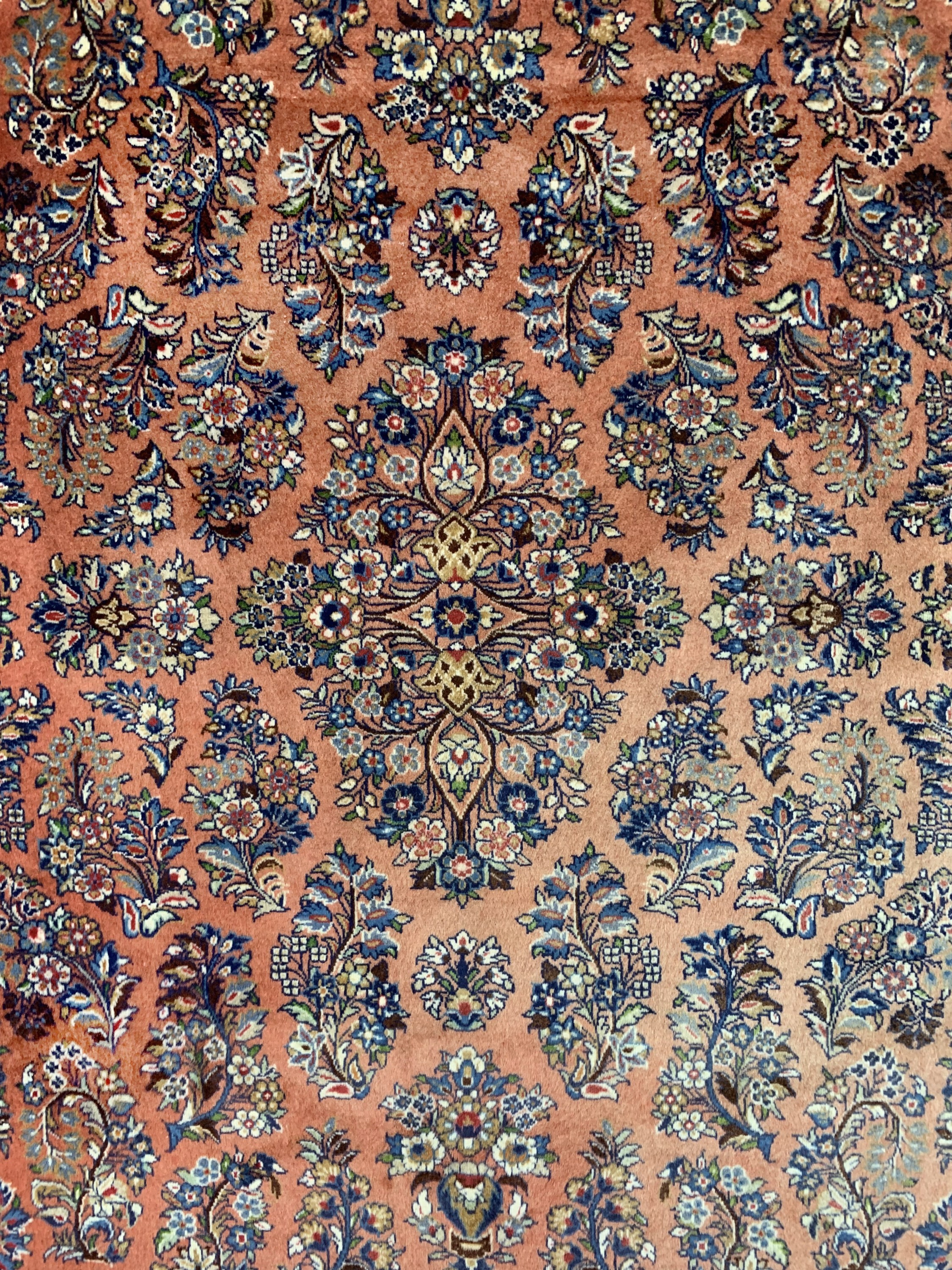 Detail b: Sarogh fein, Persien, Ende 20.Jhd, Wolle auf Baumwolle, ca. 324 x 243 cm, verblasst, EHZ: 2