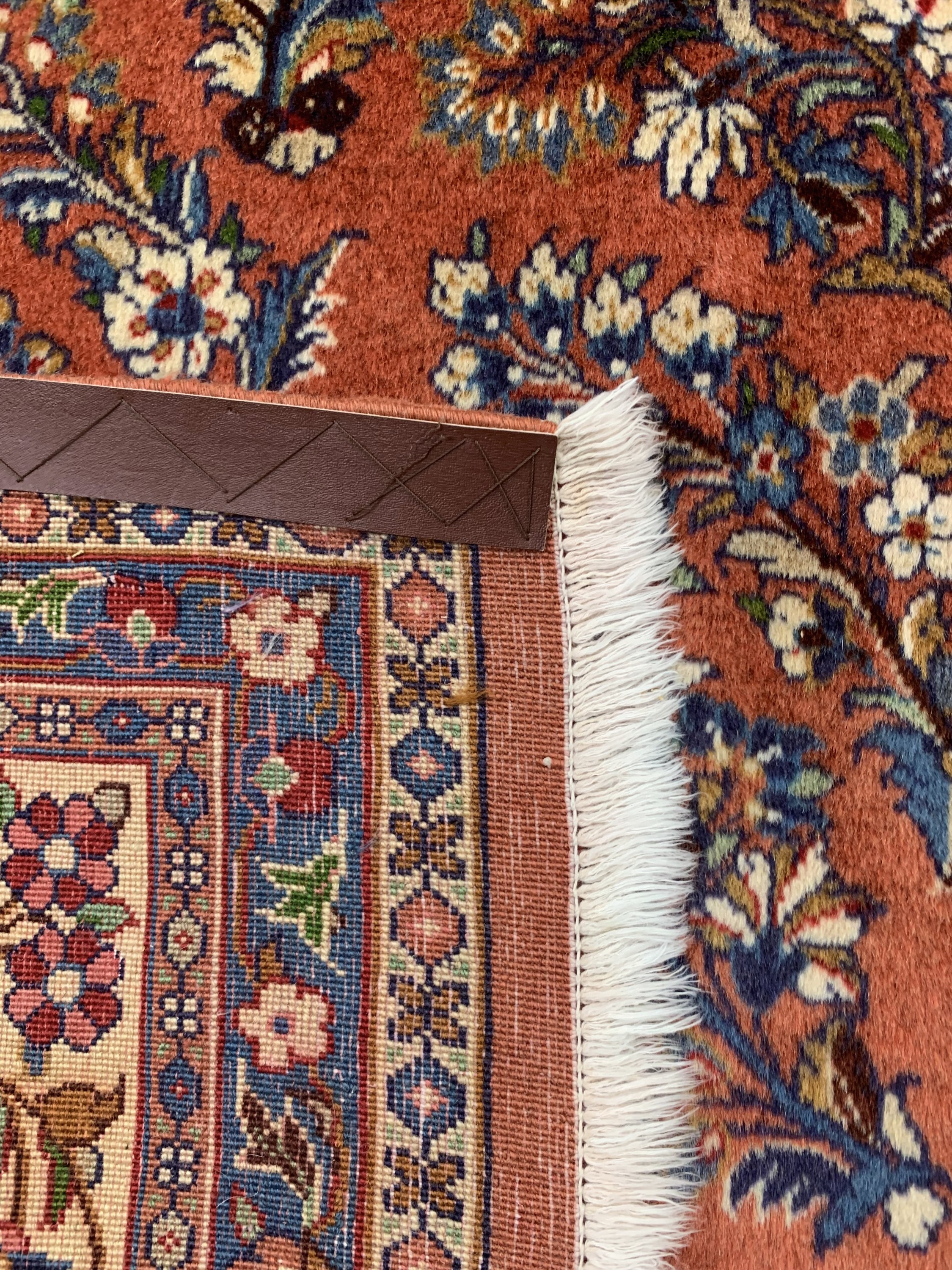 Detail e: Sarogh fein, Persien, Ende 20.Jhd, Wolle auf Baumwolle, ca. 324 x 243 cm, verblasst, EHZ: 2