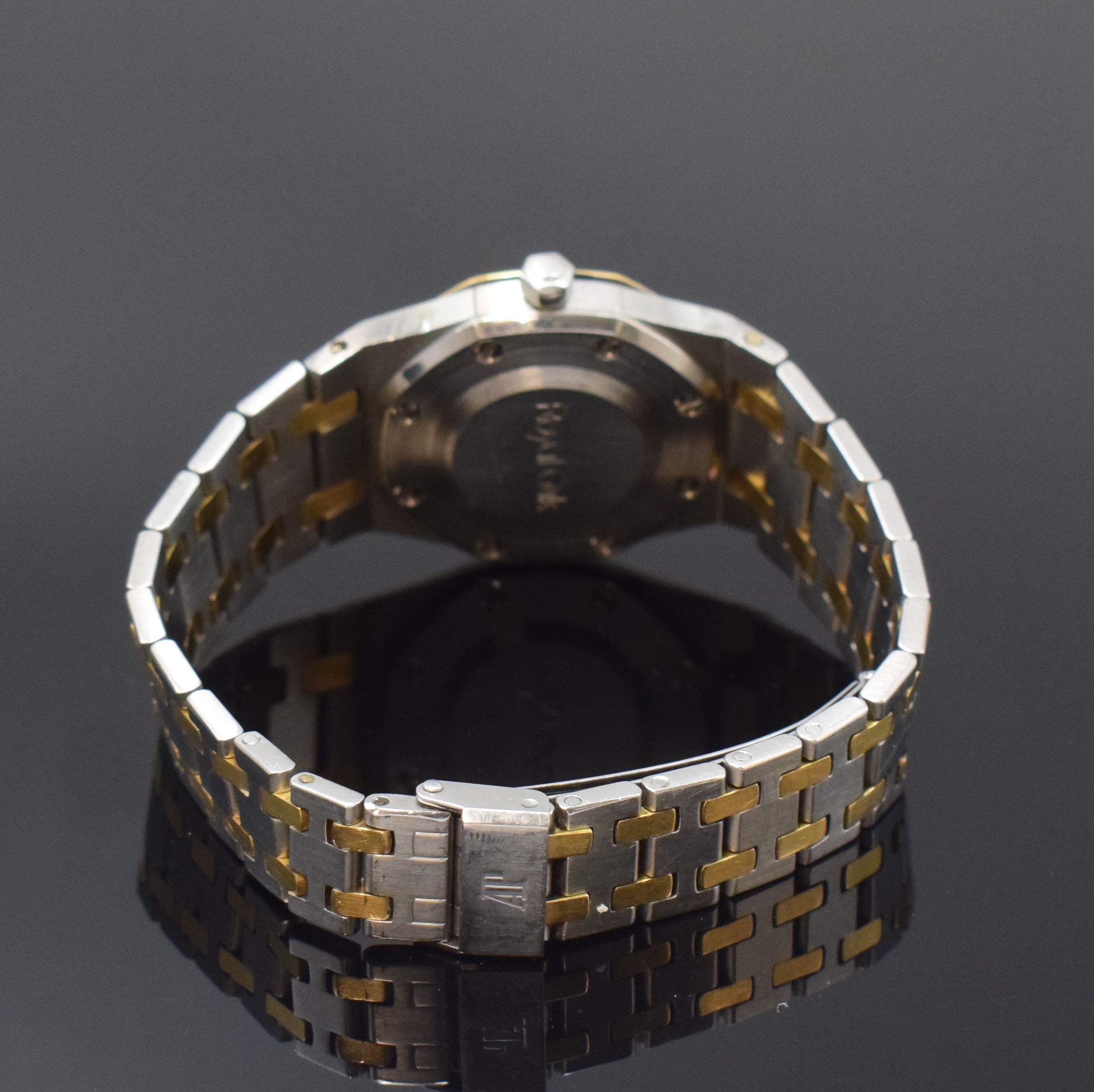Detail b: AUDEMARS PIGUET seltene Armbanduhr Modell Royal Oak Referenz 8638SA, Automatik, B- Serie, Schweiz um 1980, Edelstahl/Gold kombiniert inkl. ...